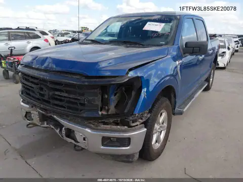 1FTFW3L85SKE20078 — 2025 Ford F-150, фото 3 с аукциона IAAI, Передняя часть
