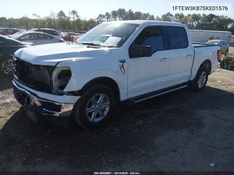 1FTEW3K87SKE01576 — 2025 Ford F-150, фото 3 с аукциона IAAI, Передняя часть