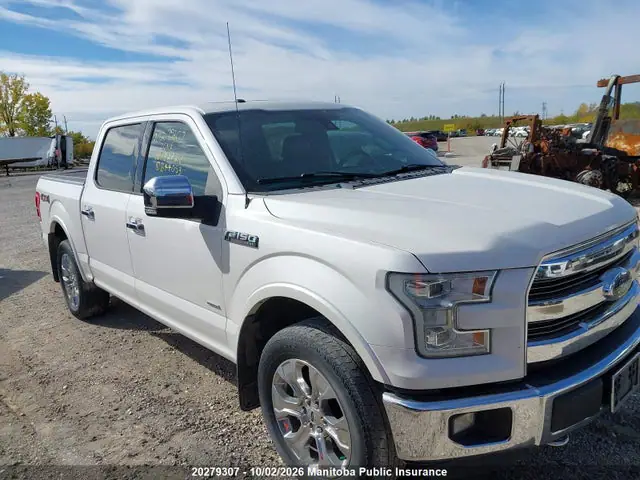 1FTEW1EG7FFB44053 — 2015 Ford F-Series, Град (Hail), фото до ремонта