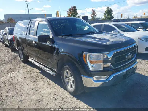 1FTFX1E54NKE46633 — 2022 Ford F150 Super Cab, Задняя часть (Rear), фото до ремонта