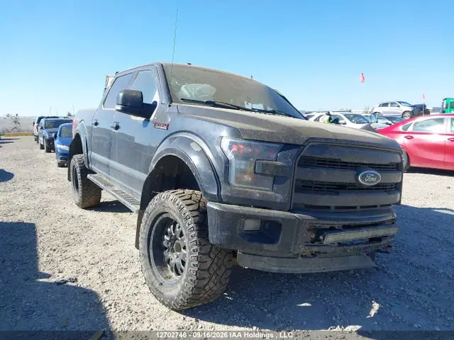 1FTEW1EFXFFA07583 — 2015 Ford F150 Supercrew, Передняя часть (Front), фото до ремонта