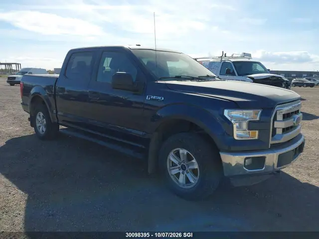 1FTEW1EF5GKF07093 — 2016 Ford F150 Supercrew, Град (Hail), фото до ремонта