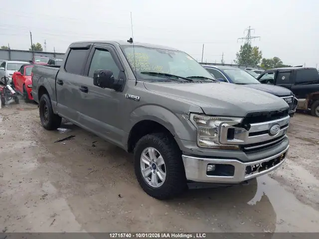 1FTEW1E50KKE19178 — 2019 Ford F150 Supercrew, Repossession, фото до ремонта
