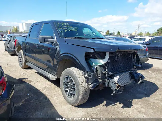 1FTEW1EP1MFA35178 — 2021 Ford F150 Supercrew, Передняя часть (Front), фото до ремонта
