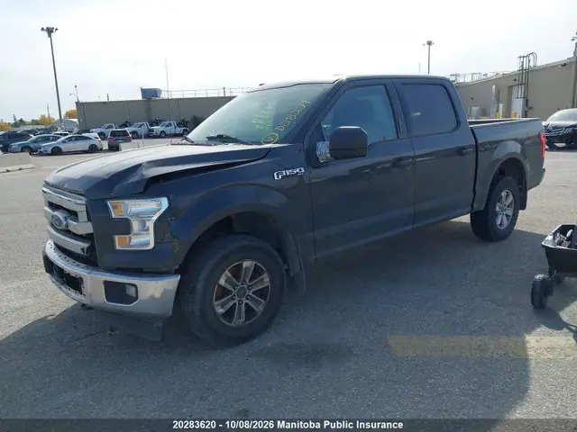 1FTEW1E89HKD28221 — 2017 Ford F150 XLT Supercrew, фото 2 с аукциона IAAI 14.10.2026, Передняя часть