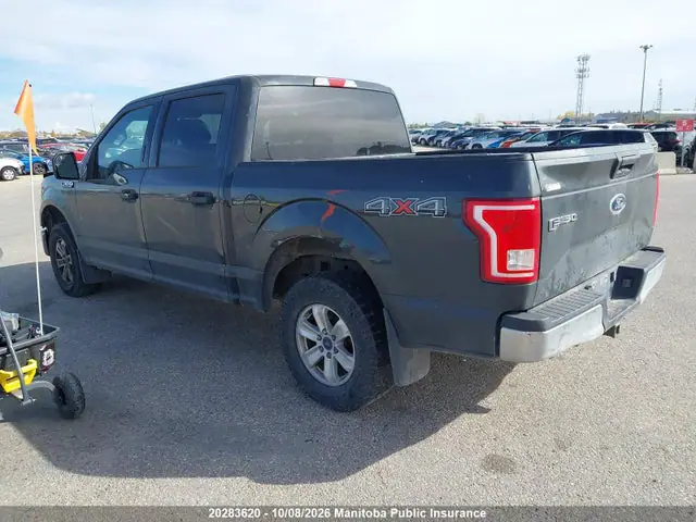 1FTEW1E89HKD28221 — 2017 Ford F150 XLT Supercrew, фото 3 с аукциона IAAI 14.10.2026, Передняя часть