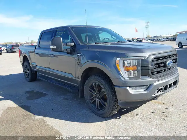 1FTFW1E52NFB84171 — 2022 Ford F150 XLT Supercrew, Левый бок (Left Side), фото до ремонта