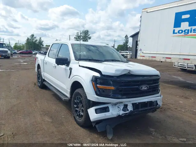 1FTEW3LP5SFB53262 — 2025 Ford F150 XLT, Передняя часть (Front), фото до ремонта