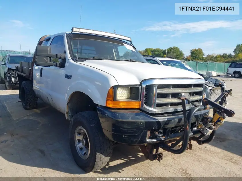 2001 Ford F-250 Lariat/Xl/Xlt VIN 1FTNX21F01EC94441 фото 1