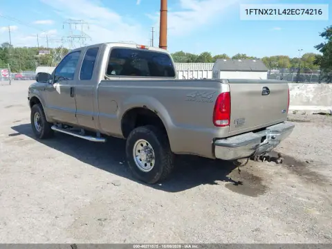 2002 Ford F-250 Lariat/Xl/Xlt VIN 1FTNX21L42EC74216 фото 3