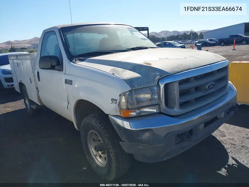 2003 Ford F250 Super Duty VIN 1FDNF21S33EA66674 фото 1