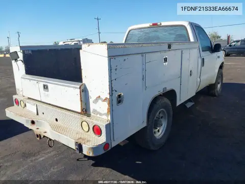 2003 Ford F250 Super Duty VIN 1FDNF21S33EA66674 фото 4