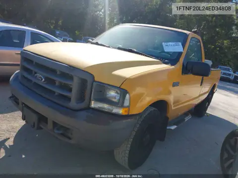 2004 Ford F-250 Xl/Xlt VIN 1FTNF20L24ED34808 фото 3