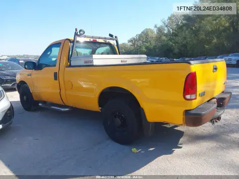 2004 Ford F-250 Xl/Xlt VIN 1FTNF20L24ED34808 фото 4