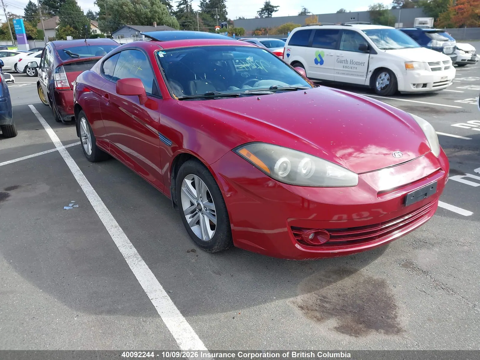 2007 Hyundai Tiburon Gs VIN KMHHM65D27U247542 фото 1
