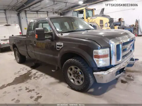 1FTSX205X8EE28006 — 2008 Ford F250, Передняя часть, фото до ремонта