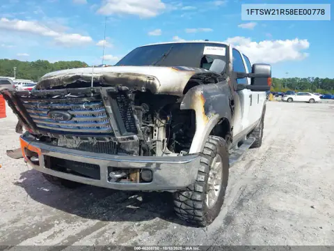 2008 Ford F-250 Fx4/Harley-Davidson/King Ranch/Lariat/Xl/Xlt VIN 1FTSW21R58EE00778 фото 2