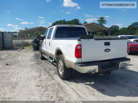 2008 Ford F-250 Fx4/Harley-Davidson/King Ranch/Lariat/Xl/Xlt VIN 1FTSW21R58EE00778 фото 3