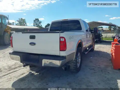 2008 Ford F-250 Fx4/Harley-Davidson/King Ranch/Lariat/Xl/Xlt VIN 1FTSW21R58EE00778 фото 4