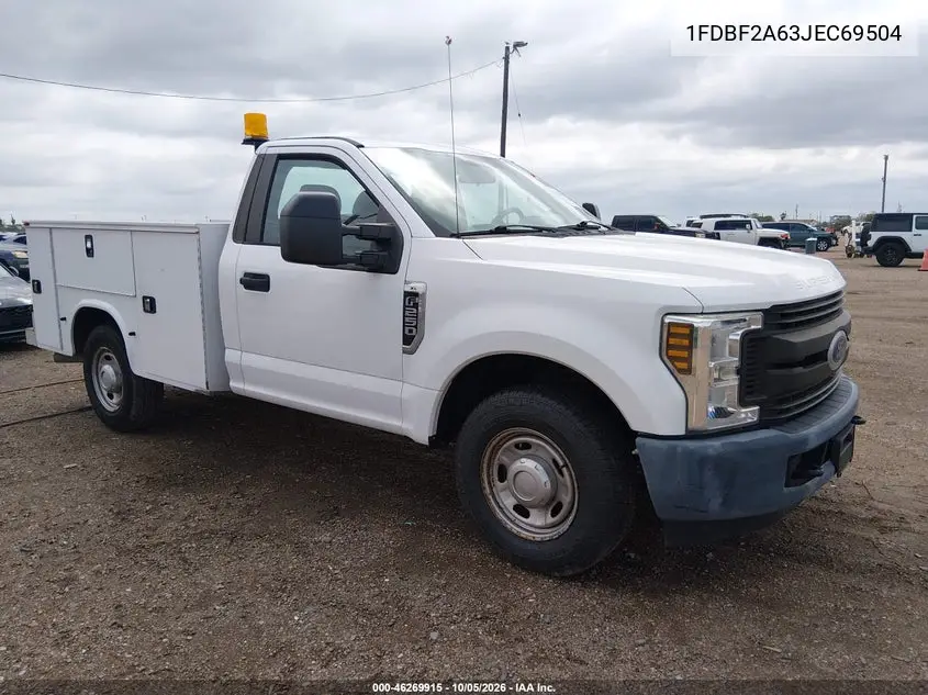 2018 Ford F-250 Xl VIN 1FDBF2A63JEC69504 фото 2