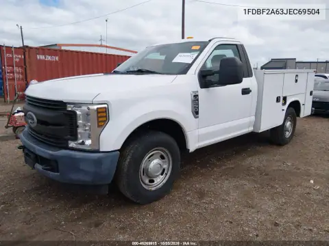 2018 Ford F-250 Xl VIN 1FDBF2A63JEC69504 фото 3