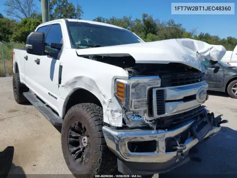 1FT7W2BT1JEC48360 — 2018 Ford F250, Передняя часть, фото до ремонта