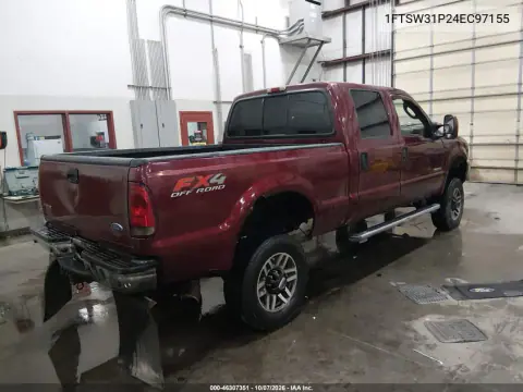2004 Ford F-350 Lariat/Xl/Xlt VIN 1FTSW31P24EC97155 фото 4