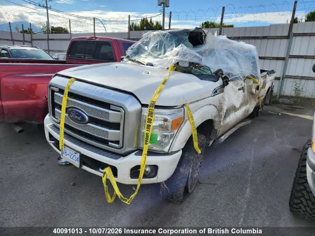 1FT8W3BT2GEA18362 — 2016 Ford F350, Задняя часть (Rear), фото до ремонта