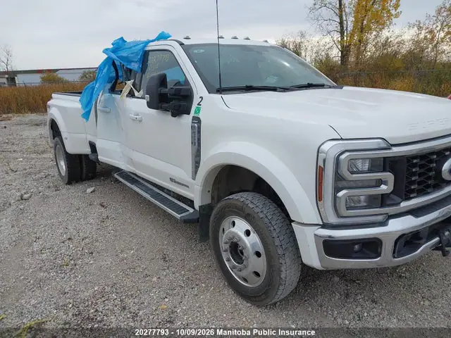 1FT8W4DT5SEC75754 — 2025 Ford F450 Sd Lariat Crew Cab, Правый бок (Right Side), фото до ремонта