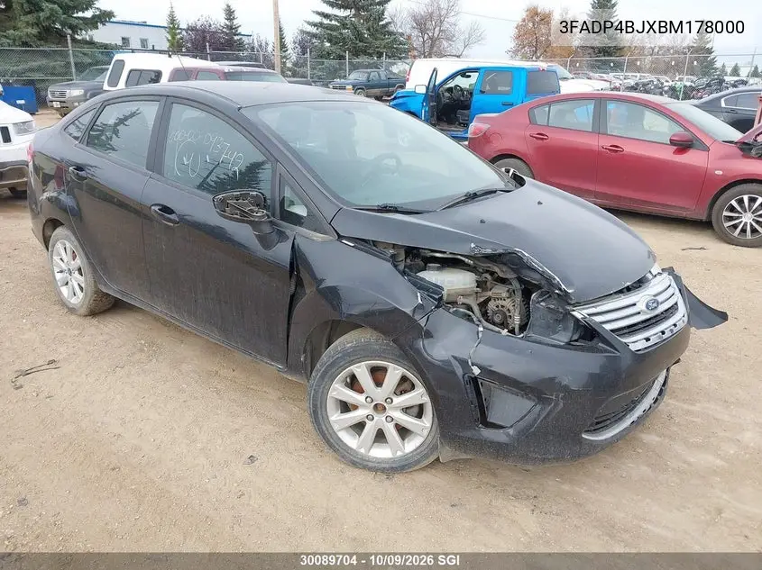 2011 Ford Fiesta Se VIN 3FADP4BJXBM178000 фото 2