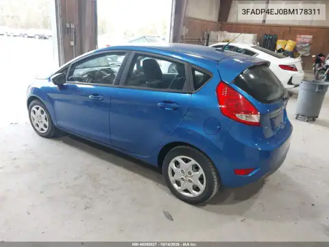 3FADP4EJ0BM178311 — 2011 Ford Fiesta, фото 4 с аукциона IAAI, Механические повреждения