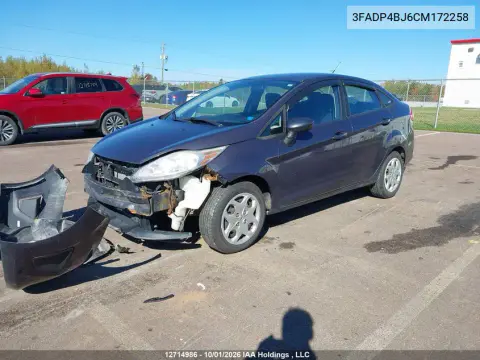 2012 Ford Fiesta Se VIN 3FADP4BJ6CM172258 фото 3