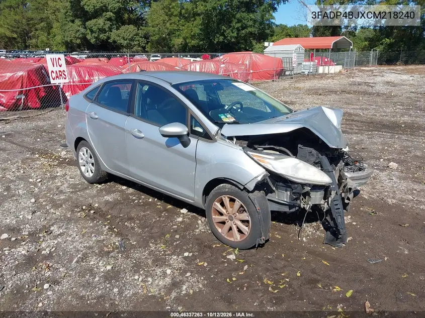 2012 Ford Fiesta Se VIN 3FADP4BJXCM218240 фото 1