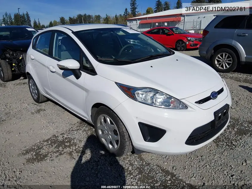 2013 Ford Fiesta Se VIN 3FADP4EJ1DM202781 фото 2