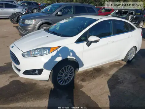 2015 Ford Fiesta Titanium VIN 3FADP4CJ5FM101572 фото 3