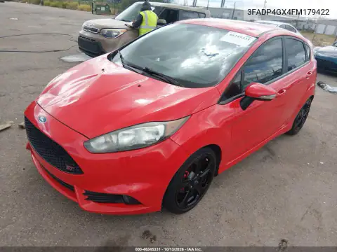 3FADP4GX4FM179422 — 2015 Ford Fiesta, фото 3 с аукциона IAAI, Передняя часть