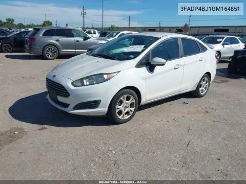 2016 Ford Fiesta Se VIN 3FADP4BJ1GM164851 фото 2