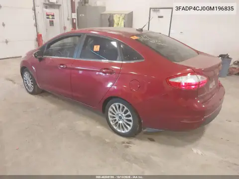 2016 Ford Fiesta Titanium VIN 3FADP4CJ0GM196835 фото 3