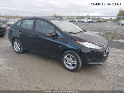 2017 Ford Fiesta Se VIN 3FADP4BJ1HM129843 фото 2