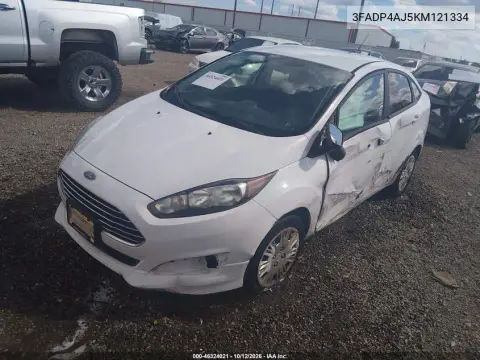 2019 Ford Fiesta S VIN 3FADP4AJ5KM121334 фото 3