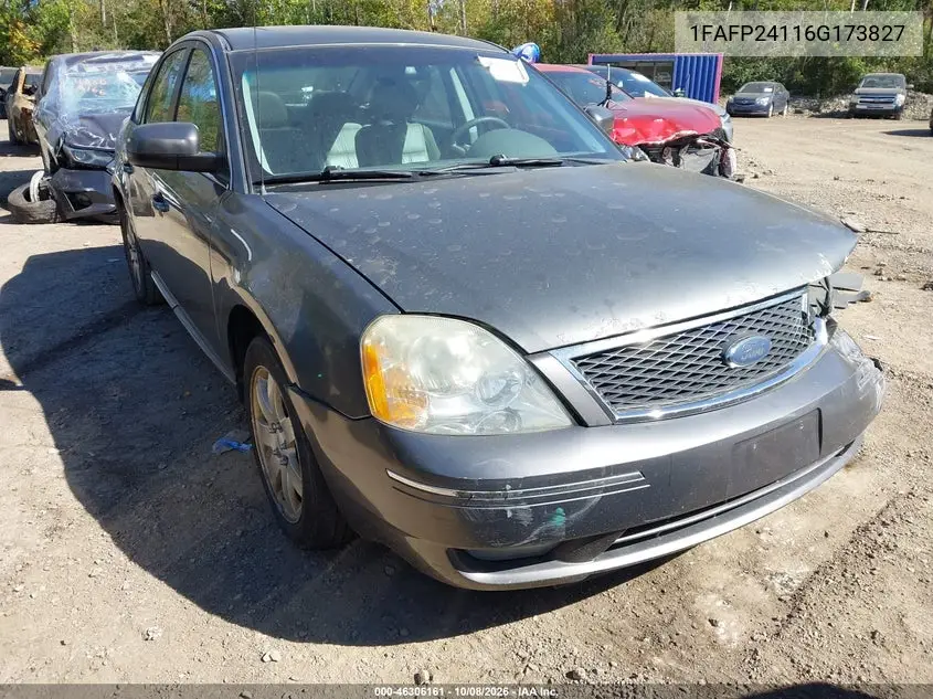 2006 Ford Five Hundred Sel VIN 1FAFP24116G173827 фото 2