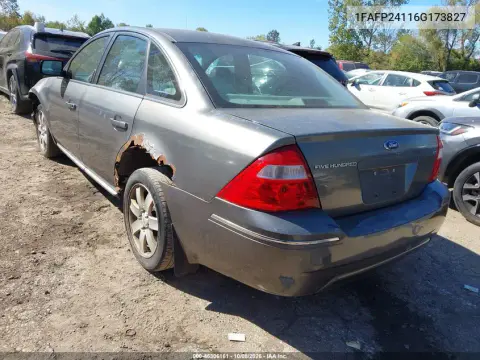 2006 Ford Five Hundred Sel VIN 1FAFP24116G173827 фото 4