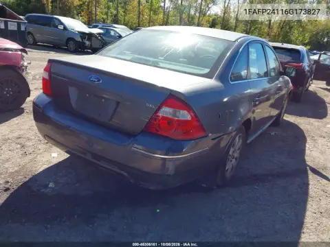 2006 Ford Five Hundred Sel VIN 1FAFP24116G173827 фото 5