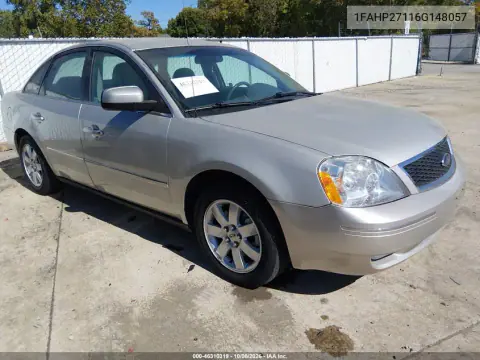 2006 Ford Five Hundred Sel VIN 1FAHP27116G148057 фото 2