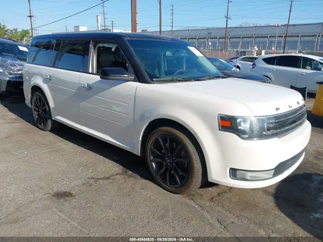 2FMGK5C82HBA10395 — 2017 Ford FLEX SEL, Левый бок (Left Side), фото до ремонта