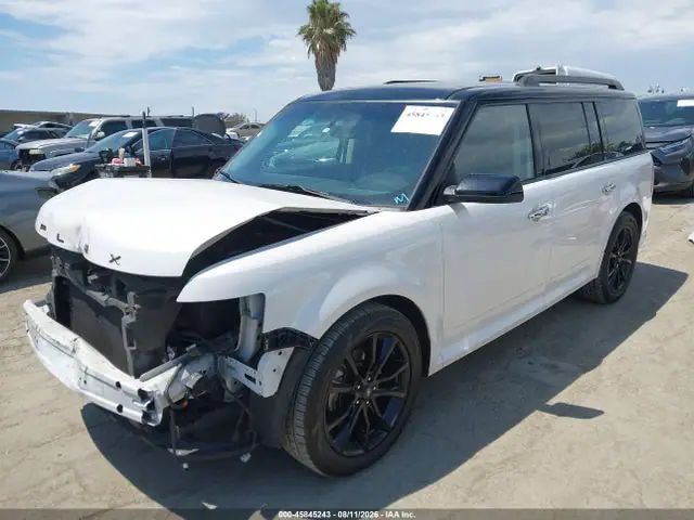 2FMGK5C80JBA18906 — 2018 Ford FLEX SEL, фото 2 с аукциона IAAI 14.10.2026, Передняя часть