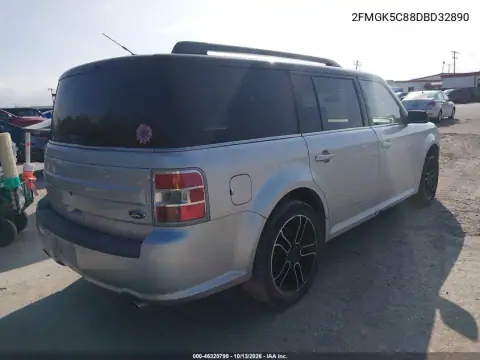 2FMGK5C88DBD32890 — 2013 Ford FLEX, фото 4 с аукциона IAAI, Естественный износ
