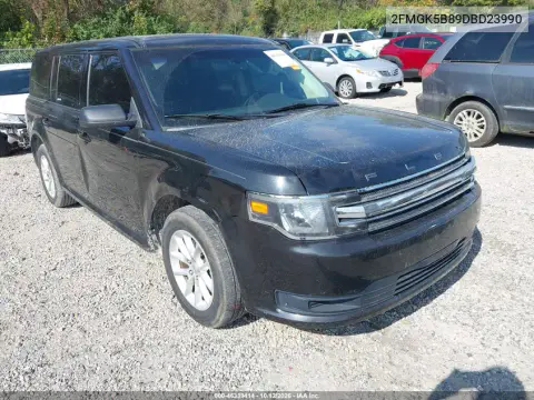2FMGK5B89DBD23990 — 2013 Ford FLEX, Передняя часть, фото до ремонта