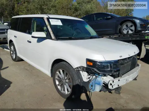 2014 Ford Flex Limited VIN 2FMGK5D88EBD20304 фото 2