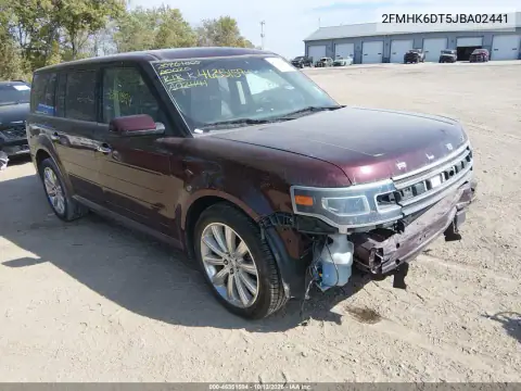 2FMHK6DT5JBA02441 — 2018 Ford FLEX, Передняя часть, фото до ремонта